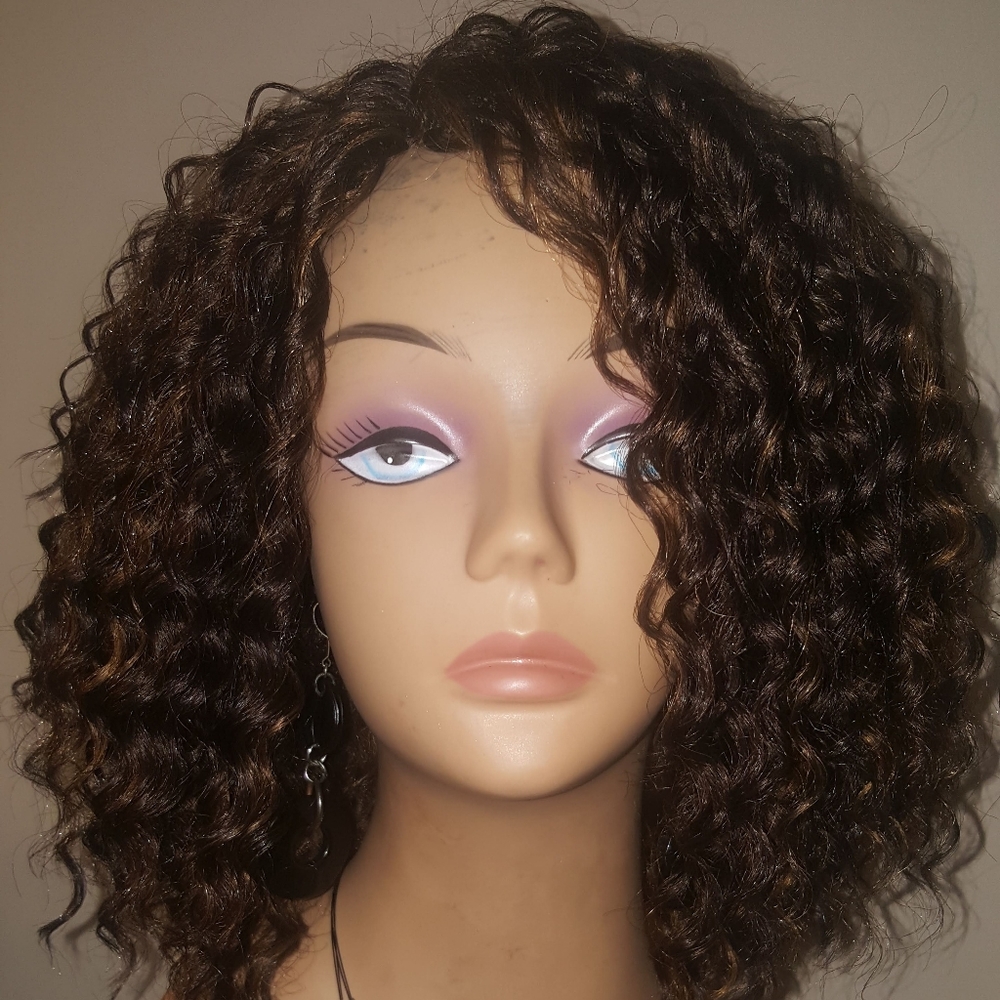 New Handmade Deep Twist Wave Crochet Wig #4/27